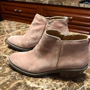 Tan Suede Ankle Boots